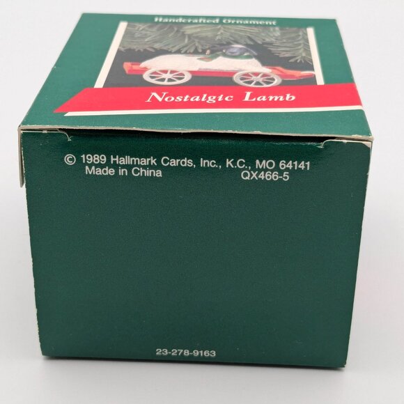 Hallmark Keepsake Nostalgic Lamb 1989, Vintage Christmas Ornament - Picture 10 of 12